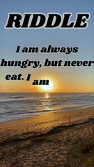 I am always hungry, but never eat. I am always thirsty, but never drink. The more I get, the less I have to think. What am I?