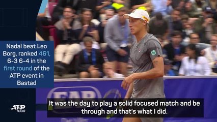 Nadal 'privileged' to have played Borg Jr in Bastad win