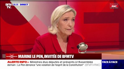 Marine Le Pen: "Tout est mieux qu'un gouvernement du Nouveau Front populaire"