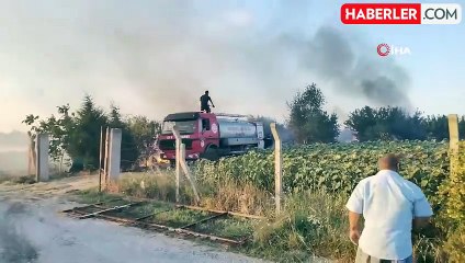 Kırklareli'de bağ evinde yangın çıktı