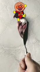 粘土で作ったアンパンマンのキャラクターを混ぜると何色になるか