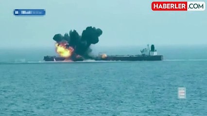 Kızıldeniz'de Husi saldırısına uğrayan petrol tankerinde büyük patlama