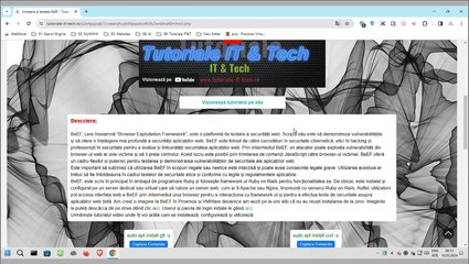 Instalare și testare BeEF