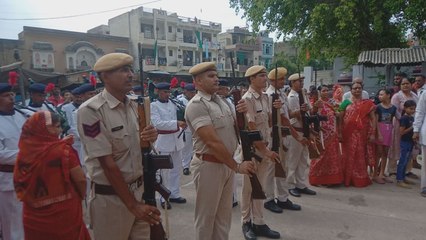अलवर: जगन्नाथ जी को पुलिस के जवान भी देते हैं ऐसे सम्मान, देखें वीडियो