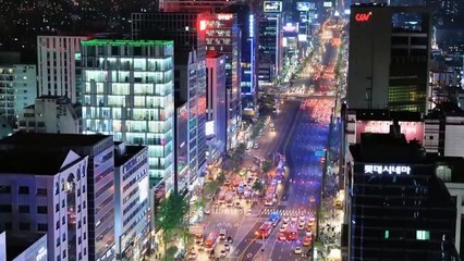 SHORT MOVIE | NIGHT VIEW OF SEOUL CITY, VERY BEAUTIFUL