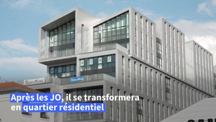 JO-2024: visite du village olympique qui s'apprête à ouvrir ses portes