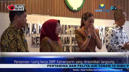 Peresmian Ruang Kerja DWP Kemenperin dan Penyerahan Alat Tulis Sekolah oleh DWP Kemenperin