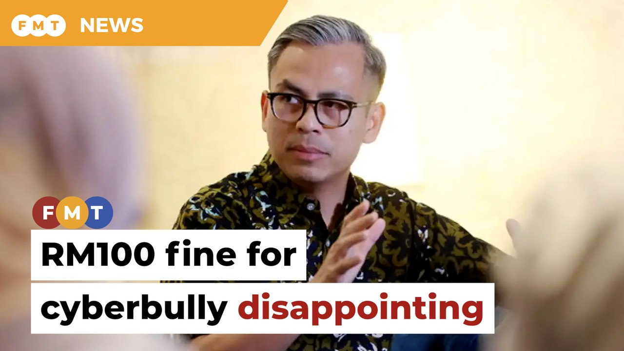 RM100 fine for cyberbully disappointing