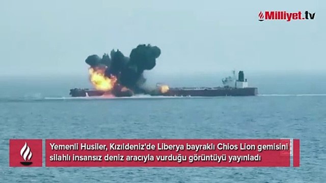 Yemenli Husiler, Liberya bayraklı Marshall Adaları gemisi Chios Lion'u hedef aldı