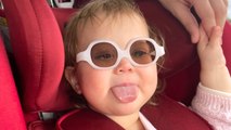 Tot at risk of blindness due to a rare illness meaning her eyes won't stop growing