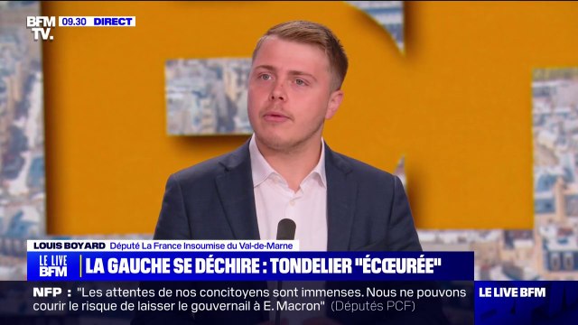Louis Boyard (LFI): Il y a toujours des discussions en réponse à Marine Tondelier sur la présidence de l'Assemblée