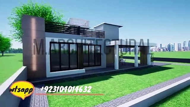 10 Marla Modern Front Elevation design