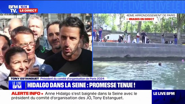 Une sensation formidable : Tony Estanguet évoque sa baignade dans la Seine, 9 jours avant le début des JO