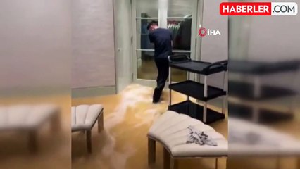 Kanada'da rekor yağışlar sonucu sokaklar ve evler sular altında kaldı