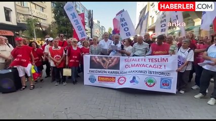 KESK ve emekli sendikaları emekli maaşları ve asgari ücrete tepki gösterdi