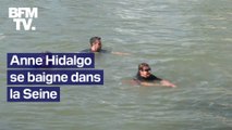 Anne Hidalgo se baigne dans la Seine à 9 jours des JO de Paris