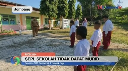 SDN di Jombang Hanya Dapat 1 Siswa di Tahun Ajaran Baru 2024