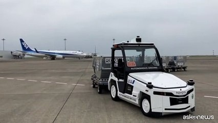 Giappone sperimenta veicolo senza conducente all'aeroporto di Tokyo