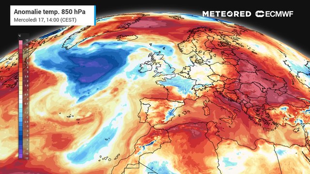 Ondata di calore verso l'Italia