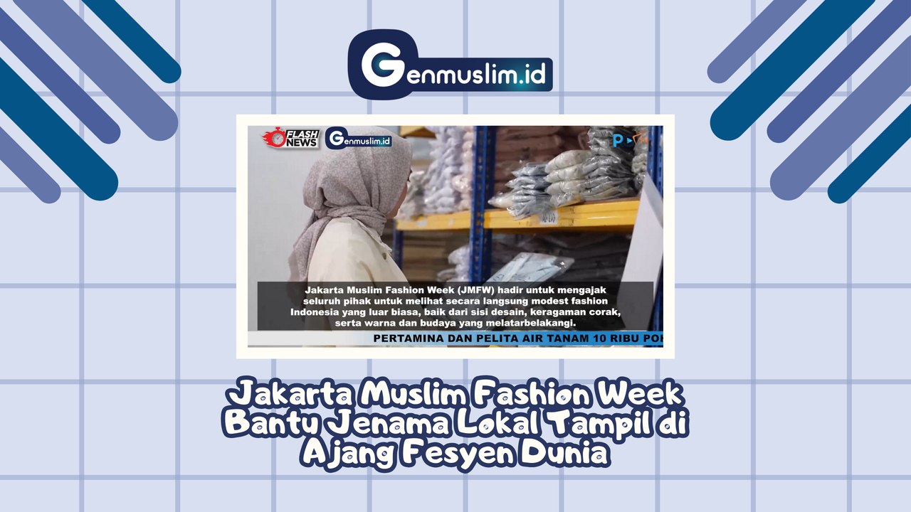 Jakarta Muslim Fashion Week Bantu Jenama Lokal Tampil di Ajang Fesyen Dunia