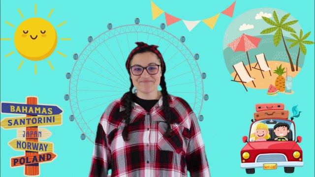 Les vacances en chanson. Comptines pour enfants. French nursery rhymes.