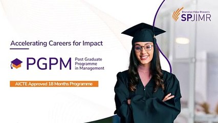 SPJIMR’s Post Graduate Programme in Management (PGPM)