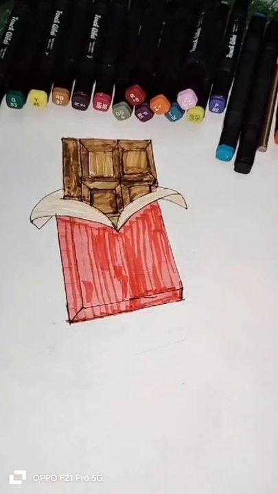 How to draw chocolate drawing