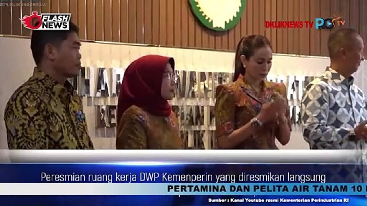 Peresmian Ruang Kerja DWP Kemenperin dan Penyerahan Alat Tulis Sekolah Oleh DWP Kemenperin