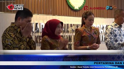 Peresmian Ruang Kerja DWP Kemenperin dan Penyerahan Alat Tulis Sekolah oleh DWP Kemenperin