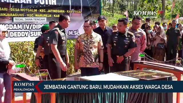 Jembatan Merah Putih di Tegal Jadi Harapan Baru Warga Terisolir