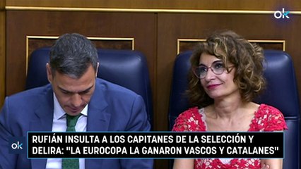 Rufián insulta a los capitanes de la selección y delira: "La Eurocopa la ganaron vascos y catalanes"