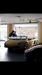 He sold a Lamborghini on his first day of work #movie