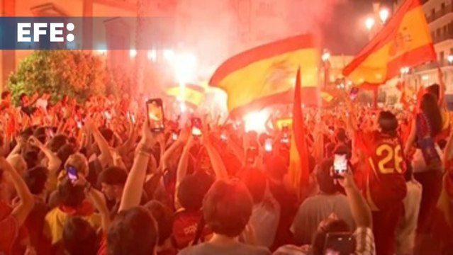 España celebra su cuarta Eurocopa