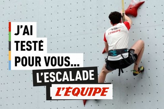 On a testé l'escalade de vitesse - JO 2024 - Escalade