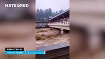 Heavy rains in recent days cause flooding in Sichuan, China.