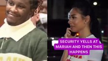 Young Thug's girlfriend, Mariah the Scientist, really stood on business after a security started yelling at her mid-interview 