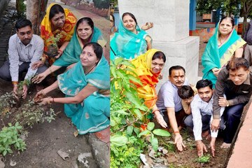 गौड़ ब्राह्मण समाज ने किया वृक्षारोपण