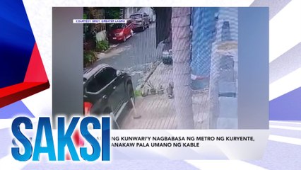 SAKSI RECAP: Lalaking kunwari'y nagbabasa ng metro ng kuryente, nagnanakaw pala umano ng kable (Officially aired on July 16, 2024)