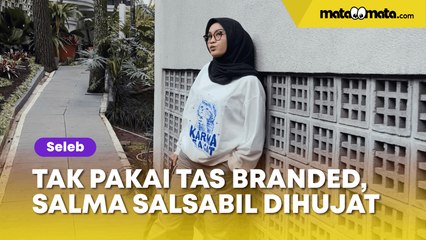 Salma Salsabil Bingung saat Dihujat Gara-Gara Kondangan Tak Pakai Tas Branded