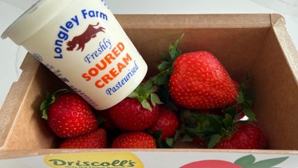 Testing John Whaites strawberries and cream recommendation