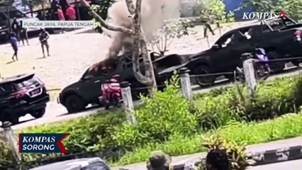 Tiga Orang Tewas, Aparat Diserang dan Mobil Dibakar Warga Puncak Jaya