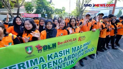 Resmi Mundur, Gibran Dilepas Ratusan ASN di Balaikota Solo