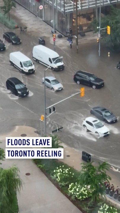 Floods leave Toronto reeling