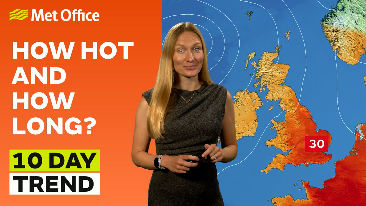 10 Day Trend 17/07/2024 – Heatwave on the way?