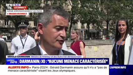 JO/Cérémonie d'ouverture: "Les QR codes sont absolument gratuits", rappelle Gérald Darmanin