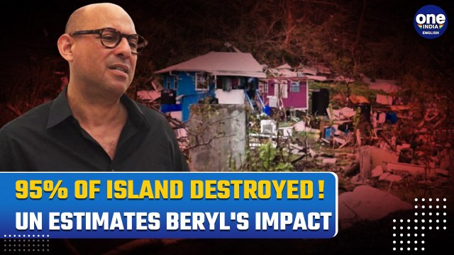 UN’s Climate Leader Surveys Hurricane Devastation in Carriacou Island, Issues Warning| Watch