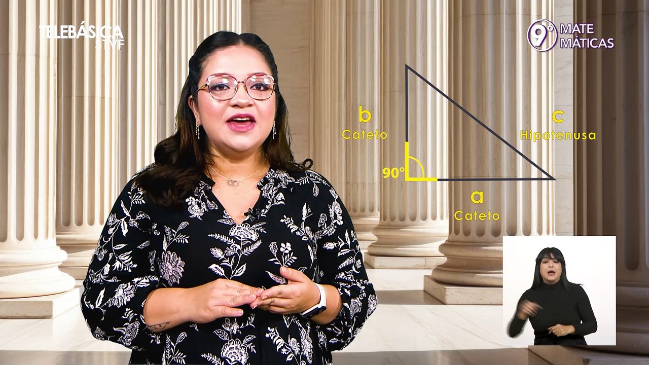 Triángulo pitagórico #14, 9º, Matemáticas, Lección Educativa