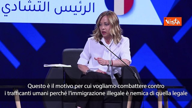 Meloni: L'immigrazione illegale ? nemica di quella legale