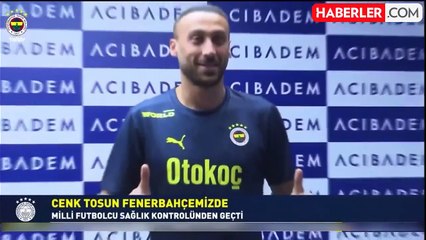 Fenerbahçe'ye transfer olan Cenk Tosun, Beşiktaş'a veda etti
