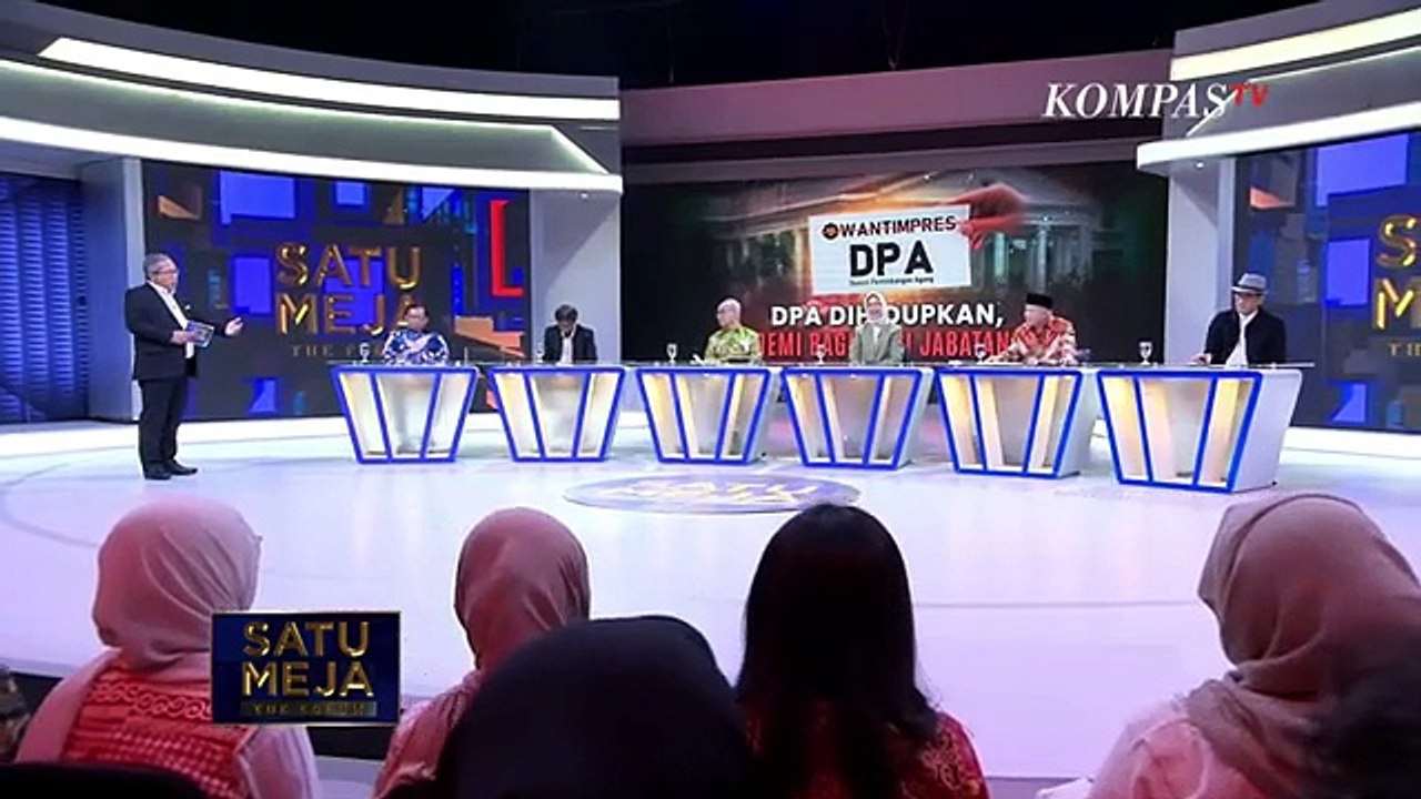 Wantimpres Jadi DPA, PDIP: Harus Diperkuat dan Disehatkan Supaya Bisa Berfungsi Baik | SATU MEJA